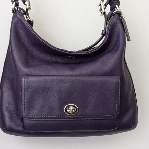 Leather coach purse - Picture 4 of 9